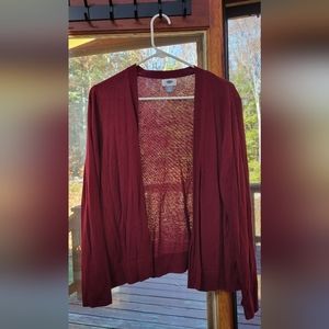 Old Navy burgundy cardigan